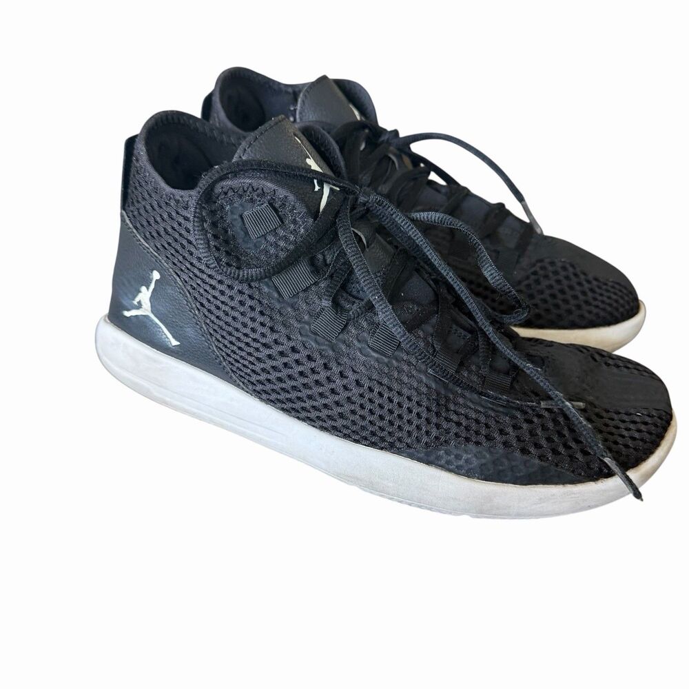 Jordan Reveal Mens Black Mesh High Top Sneakers US Size 8 Lace Up Athletic Shoes